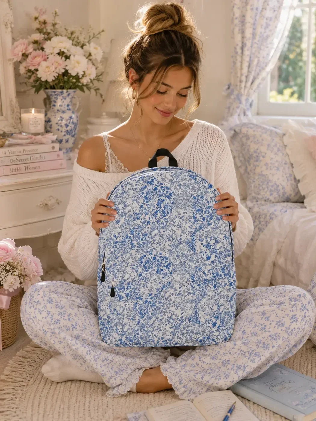 blue-floral-backpack-bedroom-lifestyle-modeling.webp (Copy) (Copy)