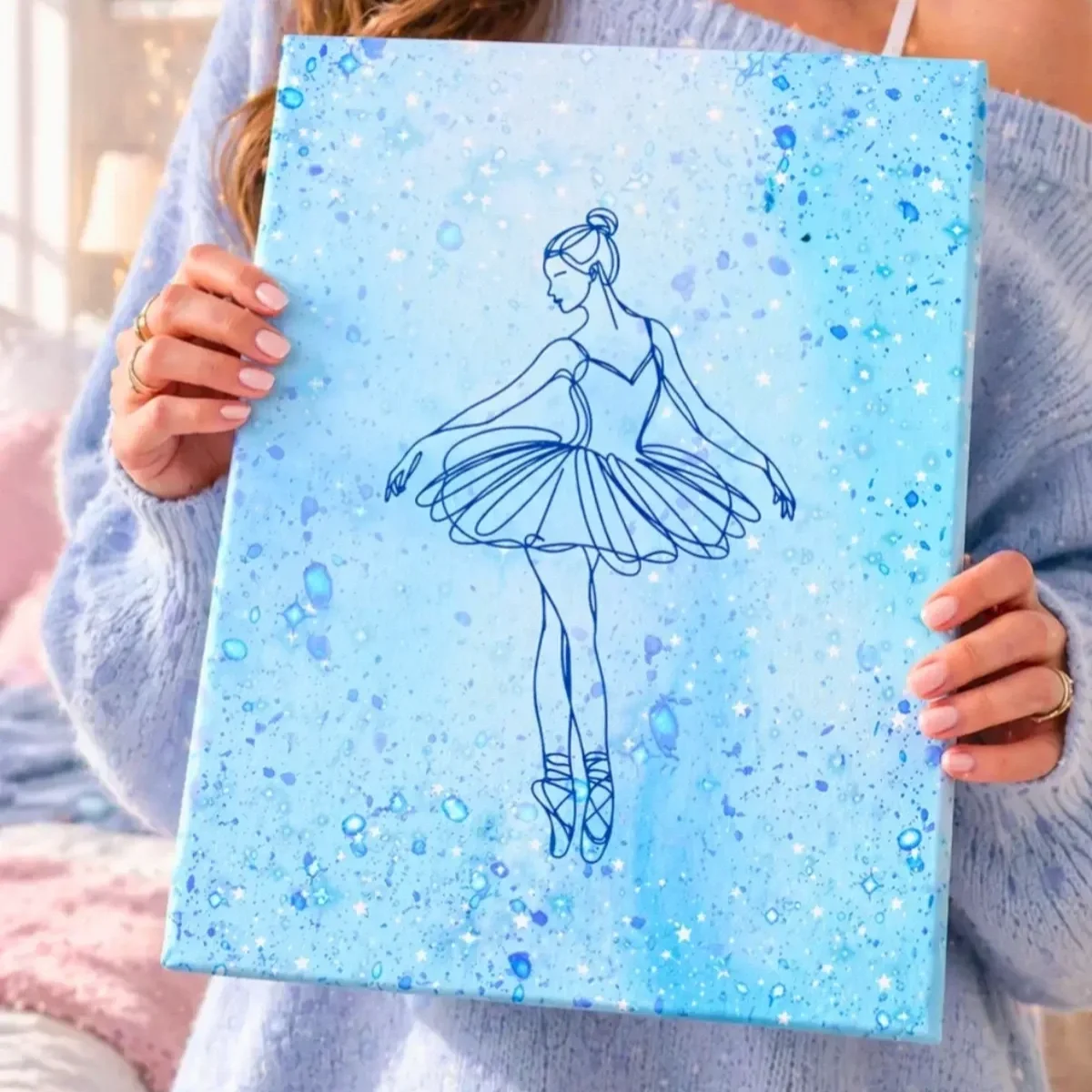 doodles-and-saffron-blue-ballerina-canvas-art.webp