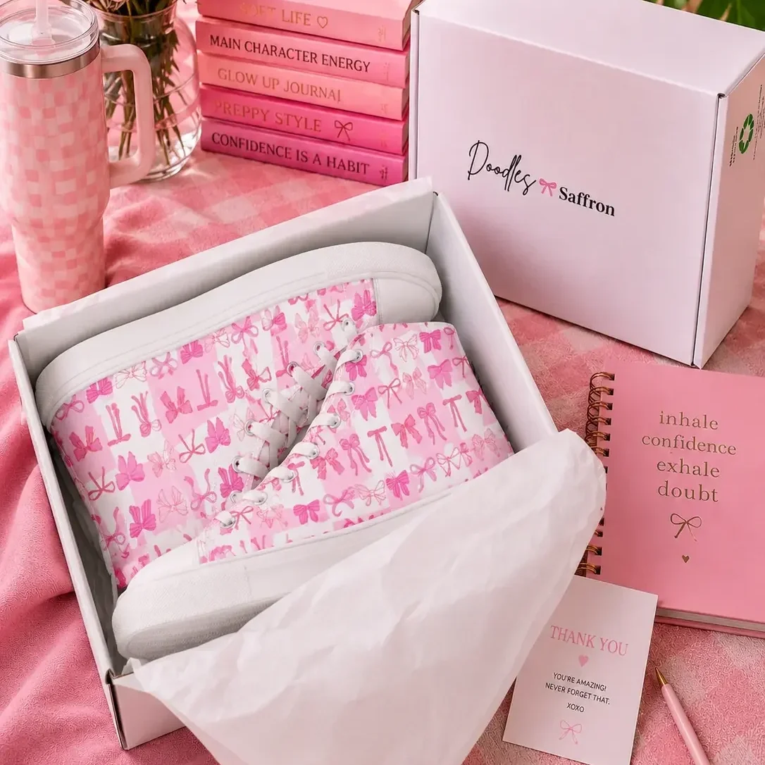 doodles-by-saffron-pink-bow-sneakers-unboxing.webp (Copy) (Copy)