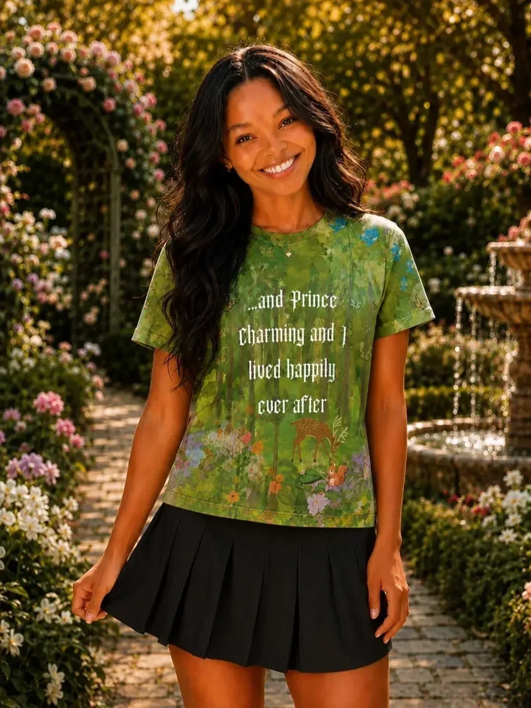 green-fairy-tale-prince-charming-shirt-black-skirt.webp