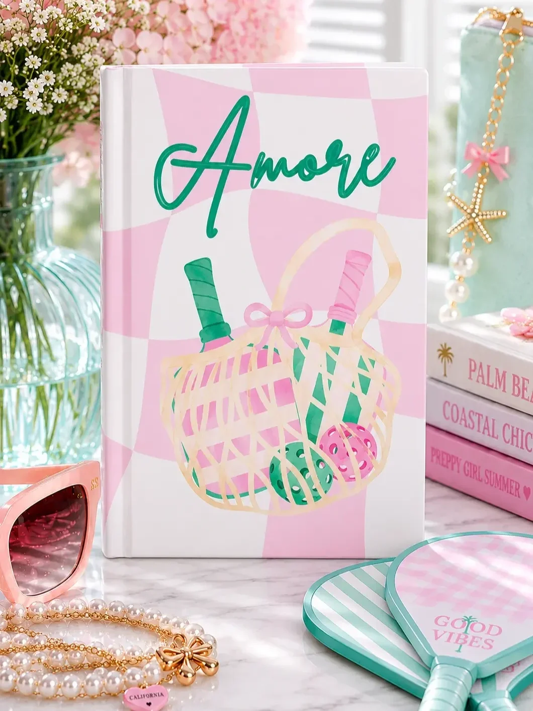 pink-amore-pickleball-journal-desk-flatlay.webp