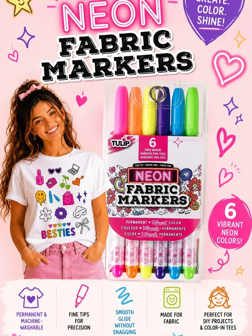 Tulip-neon-permanent-fabric-markers-set.webp