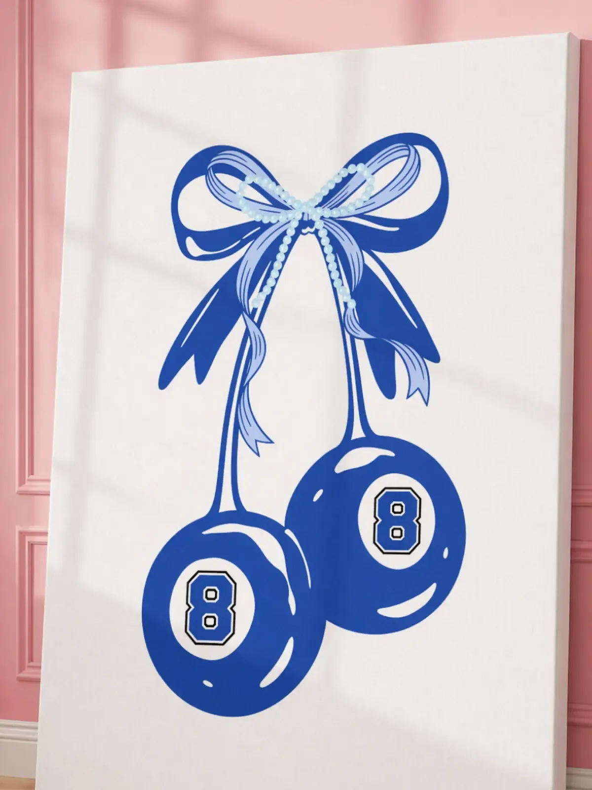 doodles-and-saffron-blue-8-ball-cherry-canvas-art-detail.webp