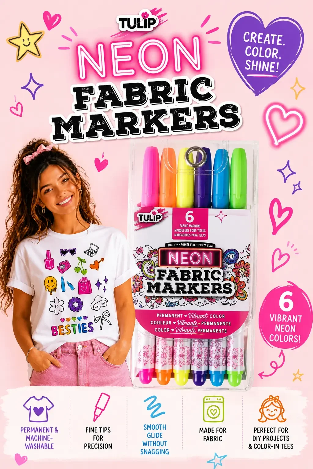 Tulip-neon-permanent-fabric-markers-set.webp