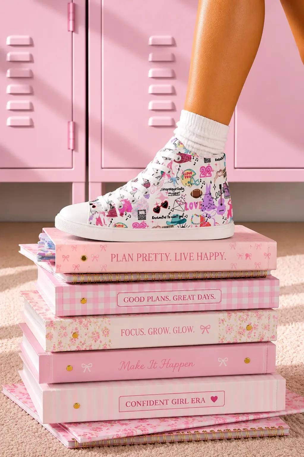 In My Country Music Era High Top Sneakers