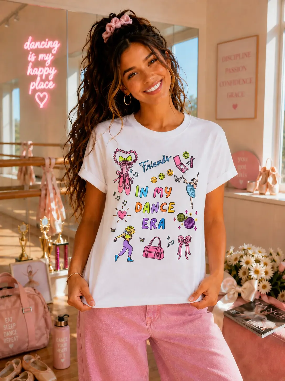 "In My Dance Era" Coloring Graphic Tee