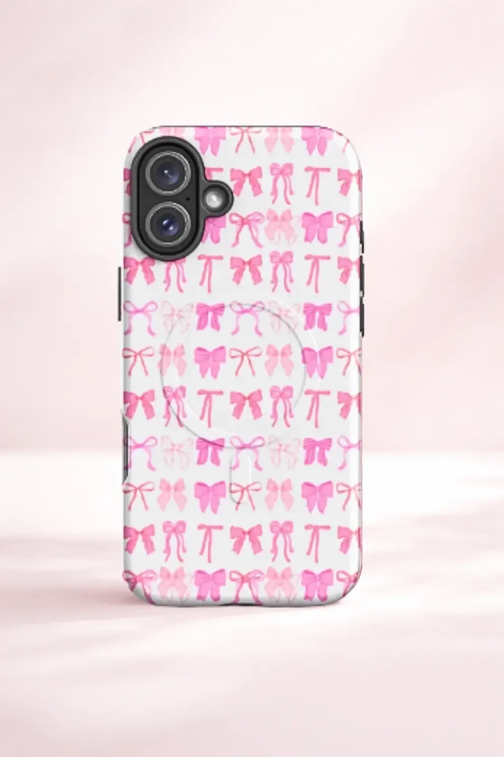 Pink Coquette Bow MagSafe iPhone Case