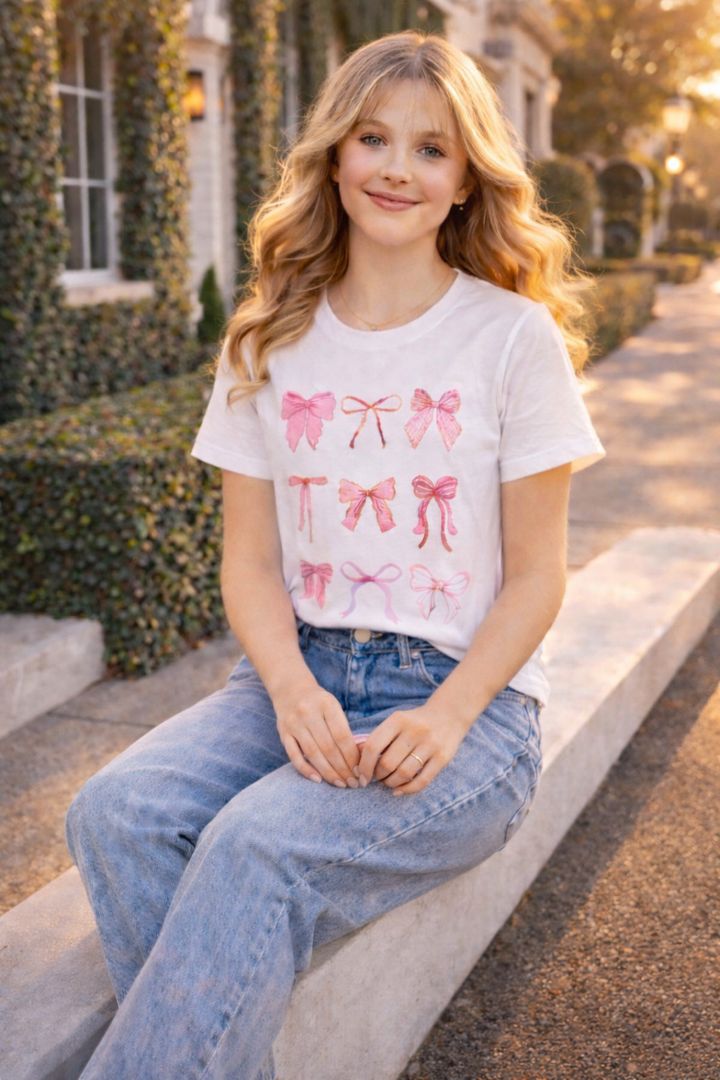 pink-bow-graphic-tee-front-lifestyle-seated.png