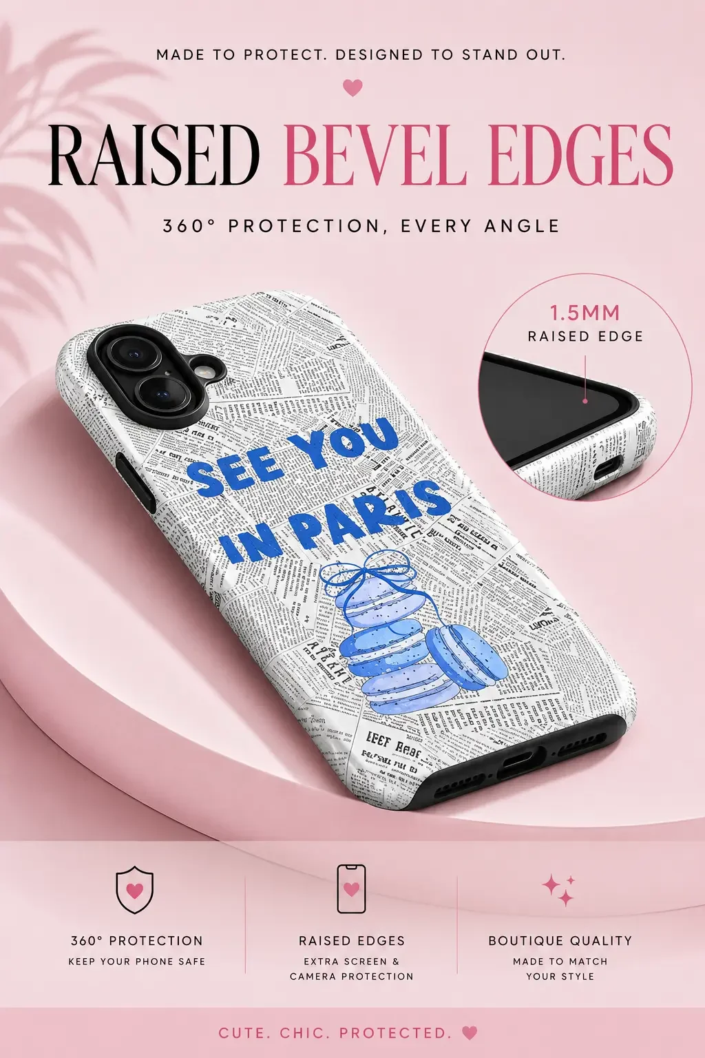 paris-newspaper-macaron-graphic-phone-cover-durability.webp