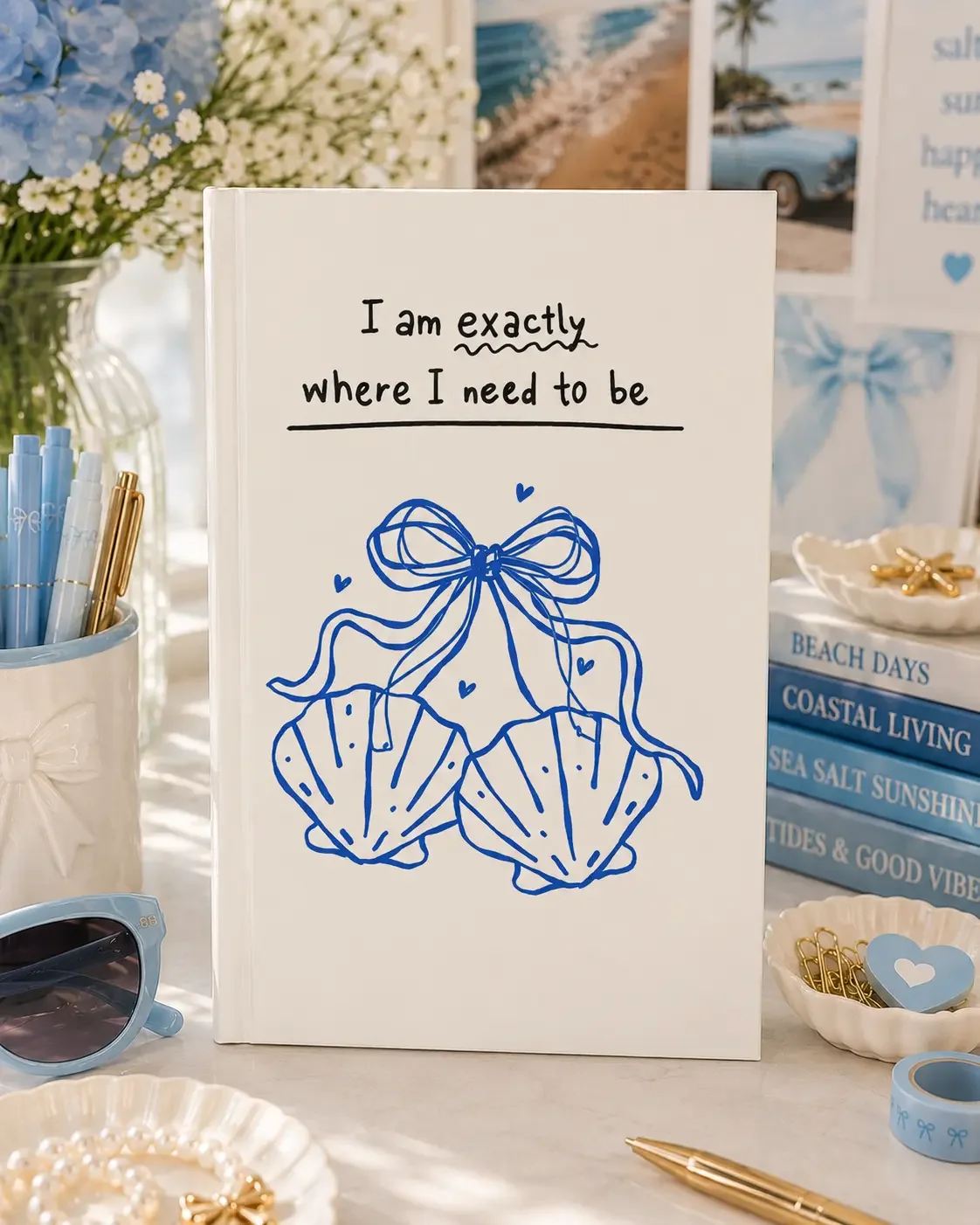 "Exactly Where I Need To Be" Coastal Preppy Journal