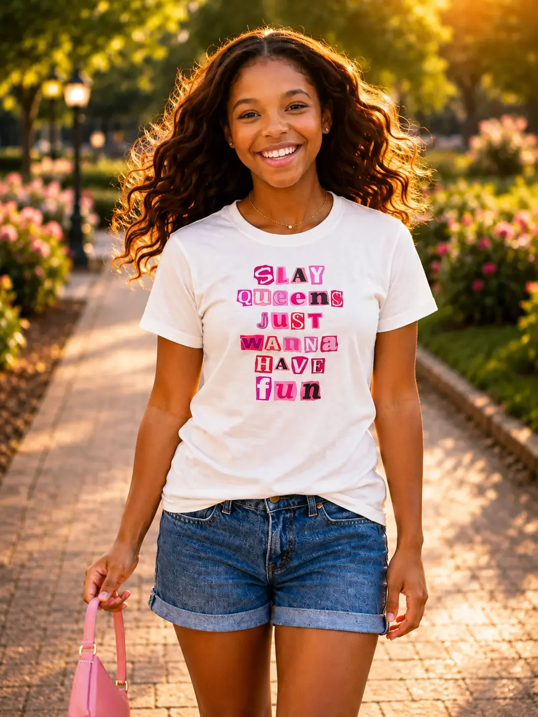 “Slay Queens Just Wanna Have Fun" Girls Tee