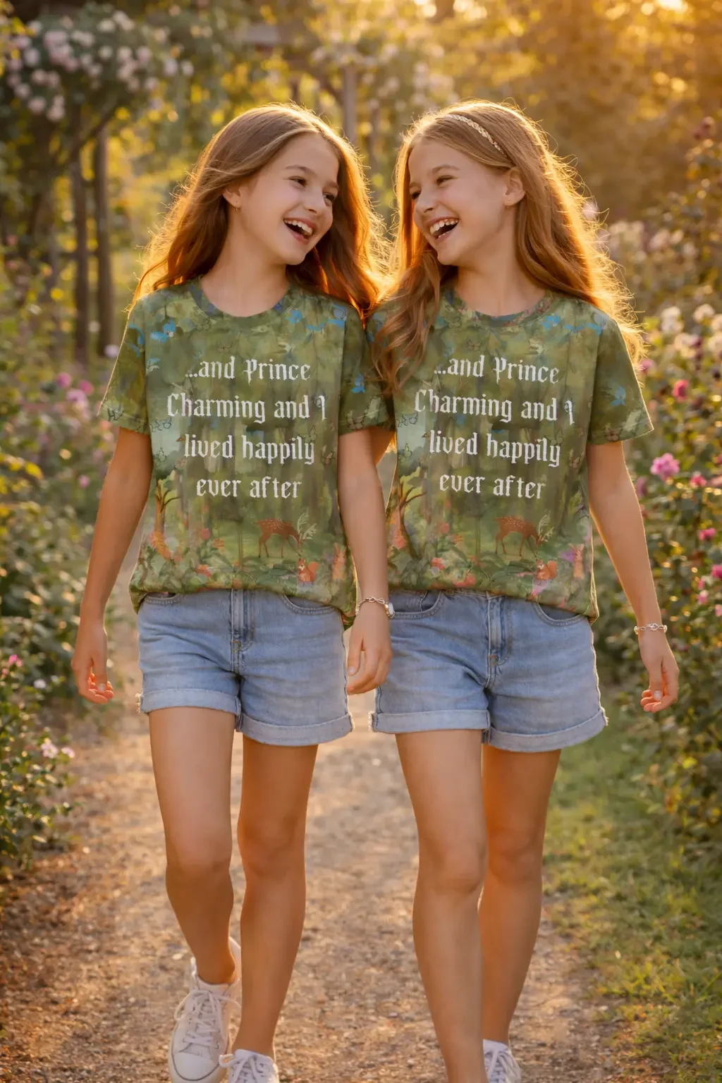 girls-prince-charming-forest-tees-two-friends.webp