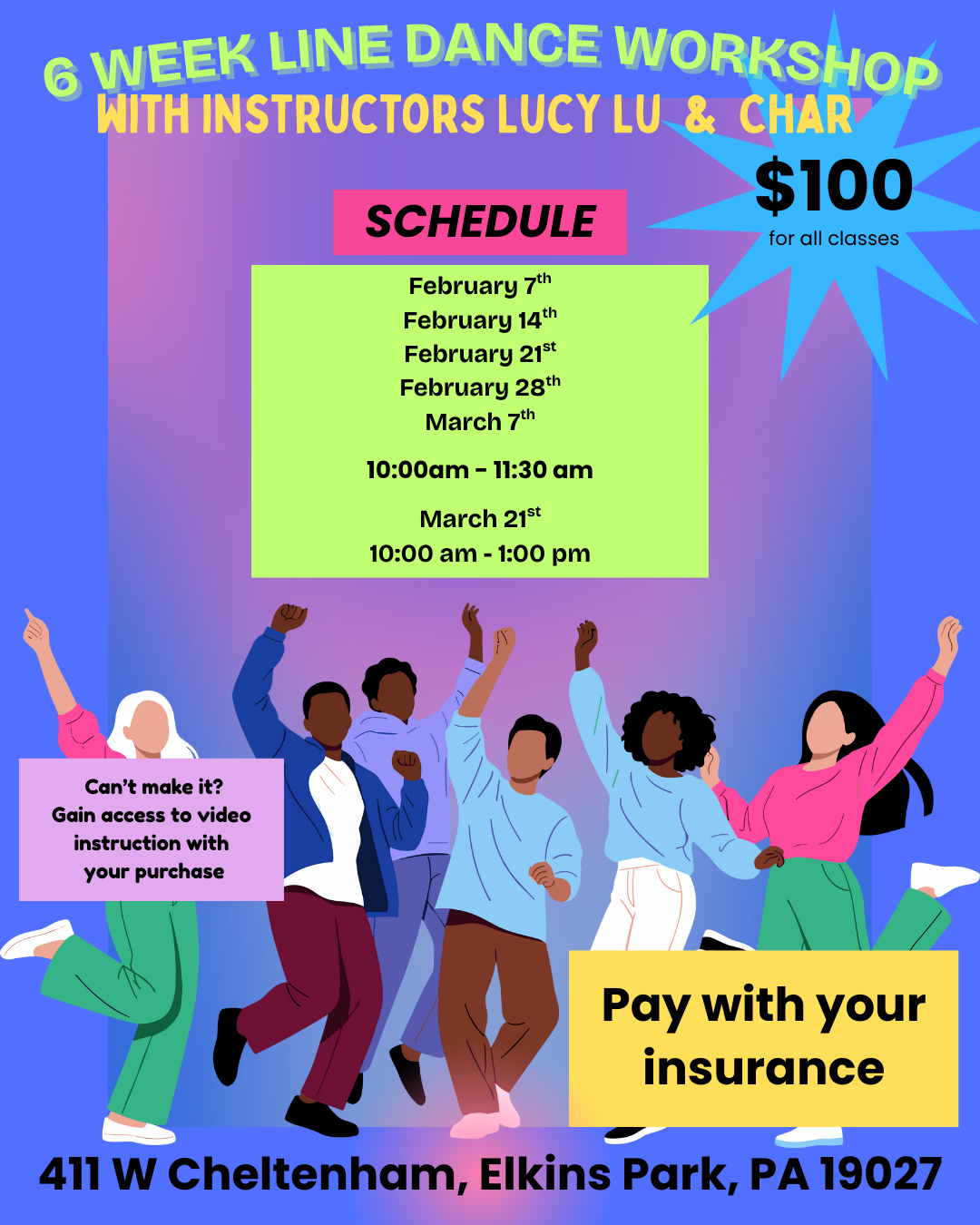 6-Week Line Dance Workshop