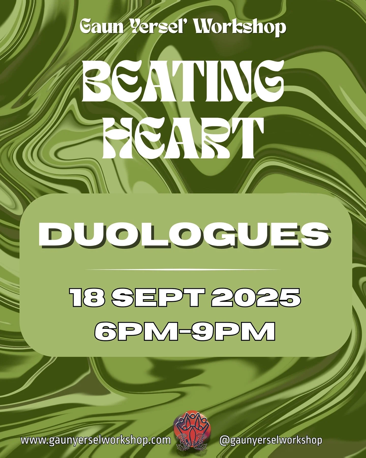 BEATING HEART WORKSHOP: DUOLOGUES 

18th Sept, at the @andfriends.scot space 

BOOK VIA OUR WEBSITE!! 💫🫀⭐️

~~~~~~~~~~~~~~~~~~~~~~~

We&rsquo;re going back to our roots with this workshop &amp; bringing you a chance to play in pairs with text.

In 