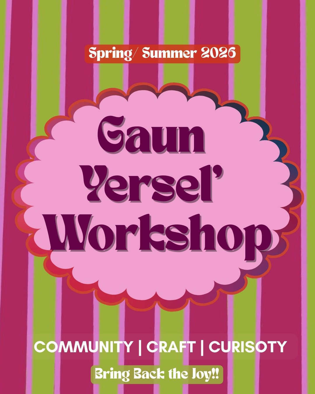 WE&rsquo;RE BACKKKKK !!!! 🌟🫀💫

GAUN YERSEL&rsquo; WORKSHOPS 
A return to form! These sessions are a revival of our original workshop format. We&rsquo;ll meet, have a natter (and a biscuit!) and a relaxed warm-up, then we&rsquo;ll split off into gr