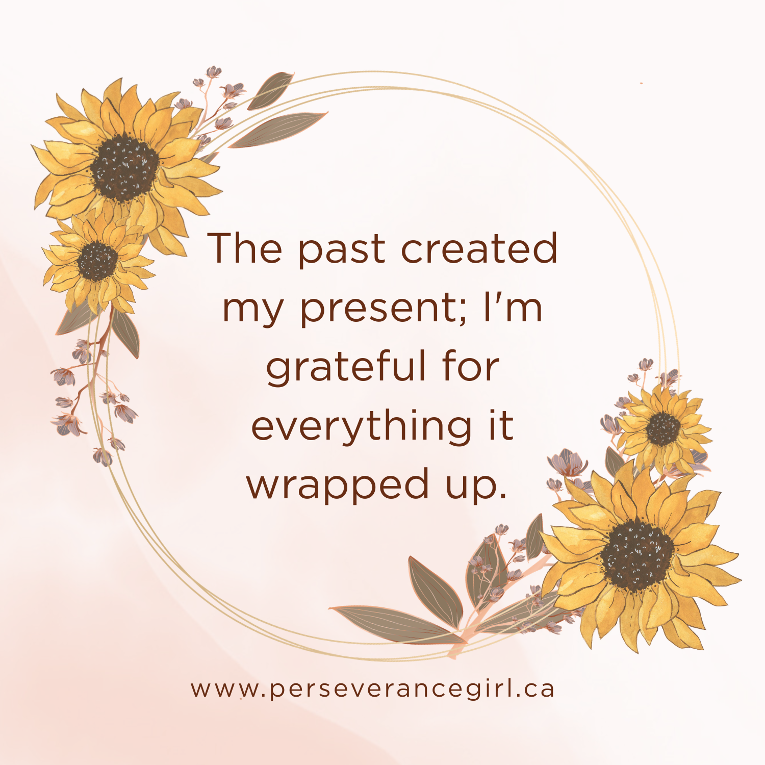 The Past Created My Present