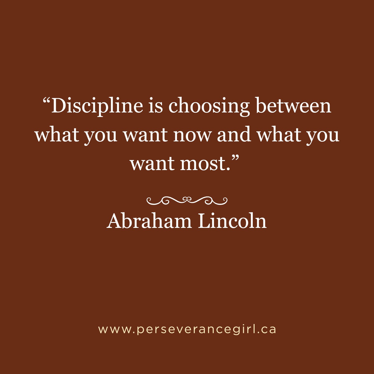 Discipline is Choosing