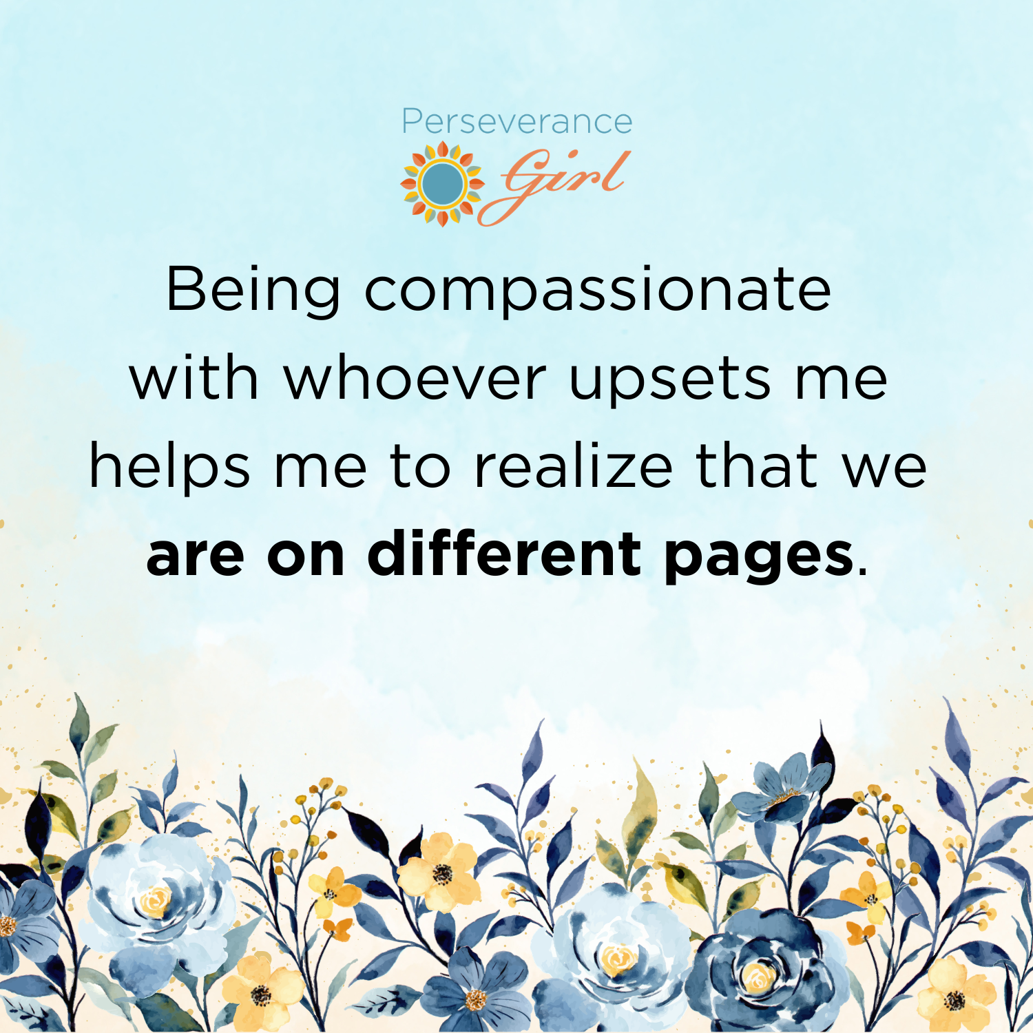 We are on Different Pages