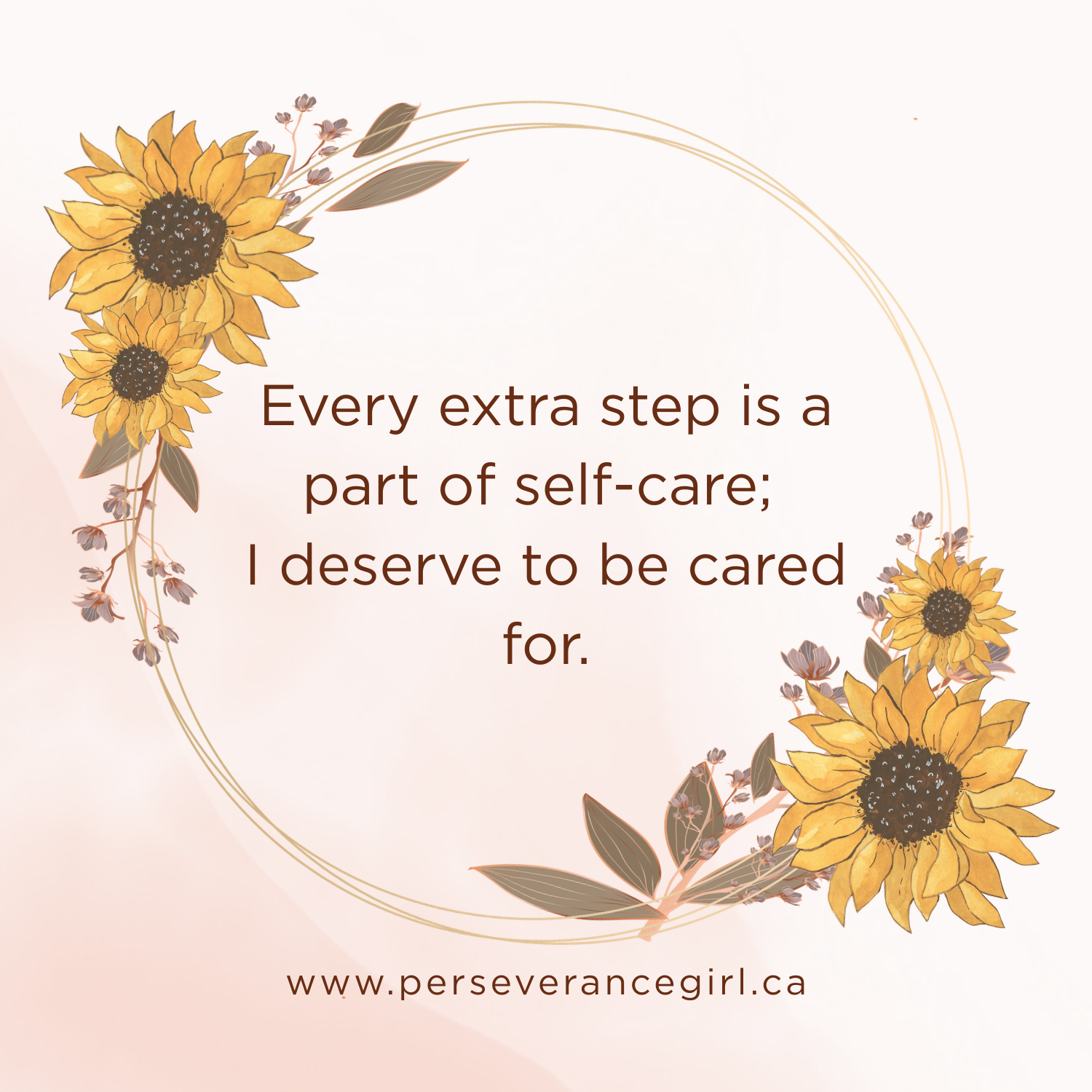 Every Extra Effort is Self-Care