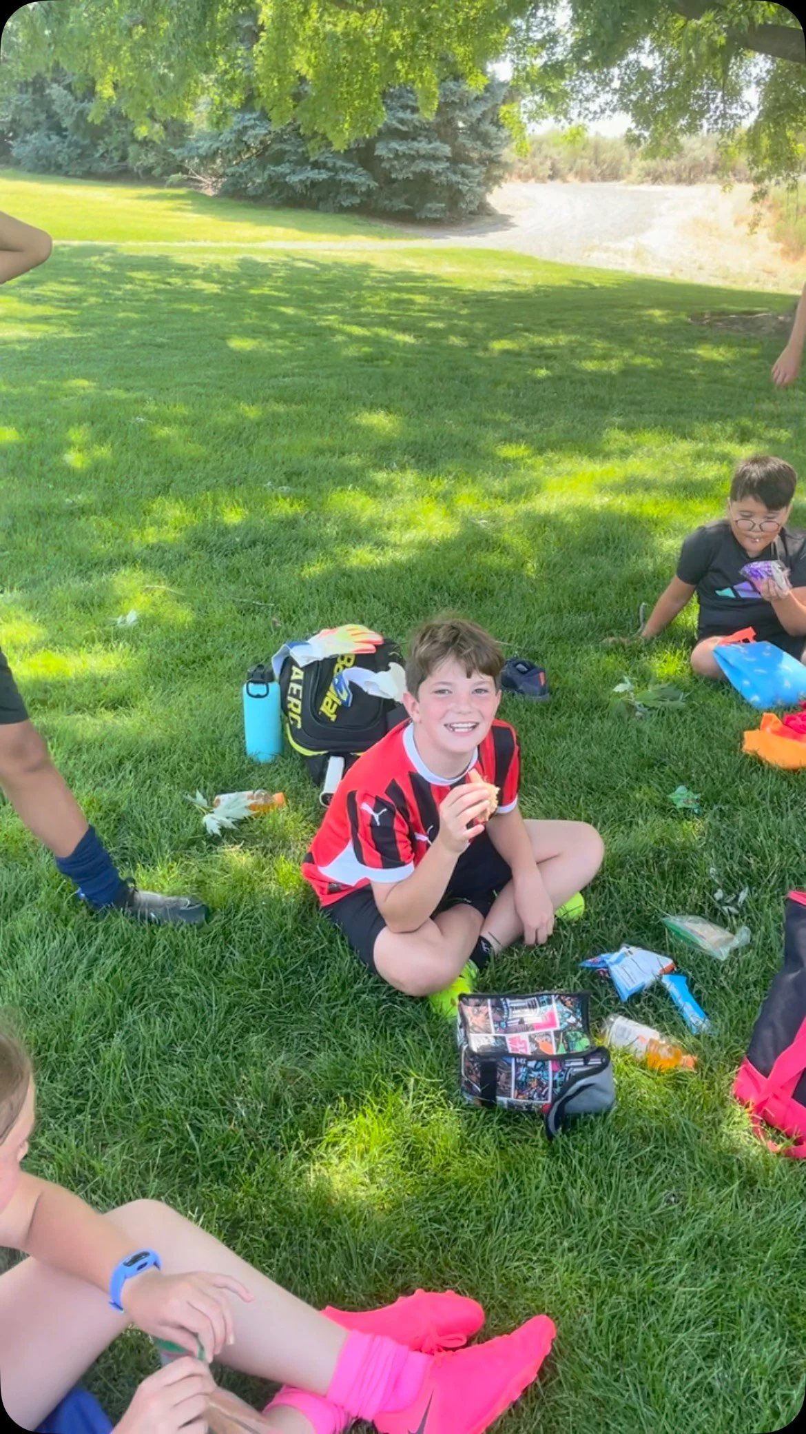 TRI-SPORT CAMP 2025 😁⚽️🎾
I realized all of the videos I took during camp are not of the actual drills we did- BUT- I think they came out pretty good. These kids could all have their own podcasts with the amount of stories and jokes I heard. One of