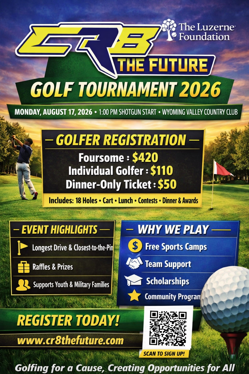 2026 CR8 the Future Golf Tournament