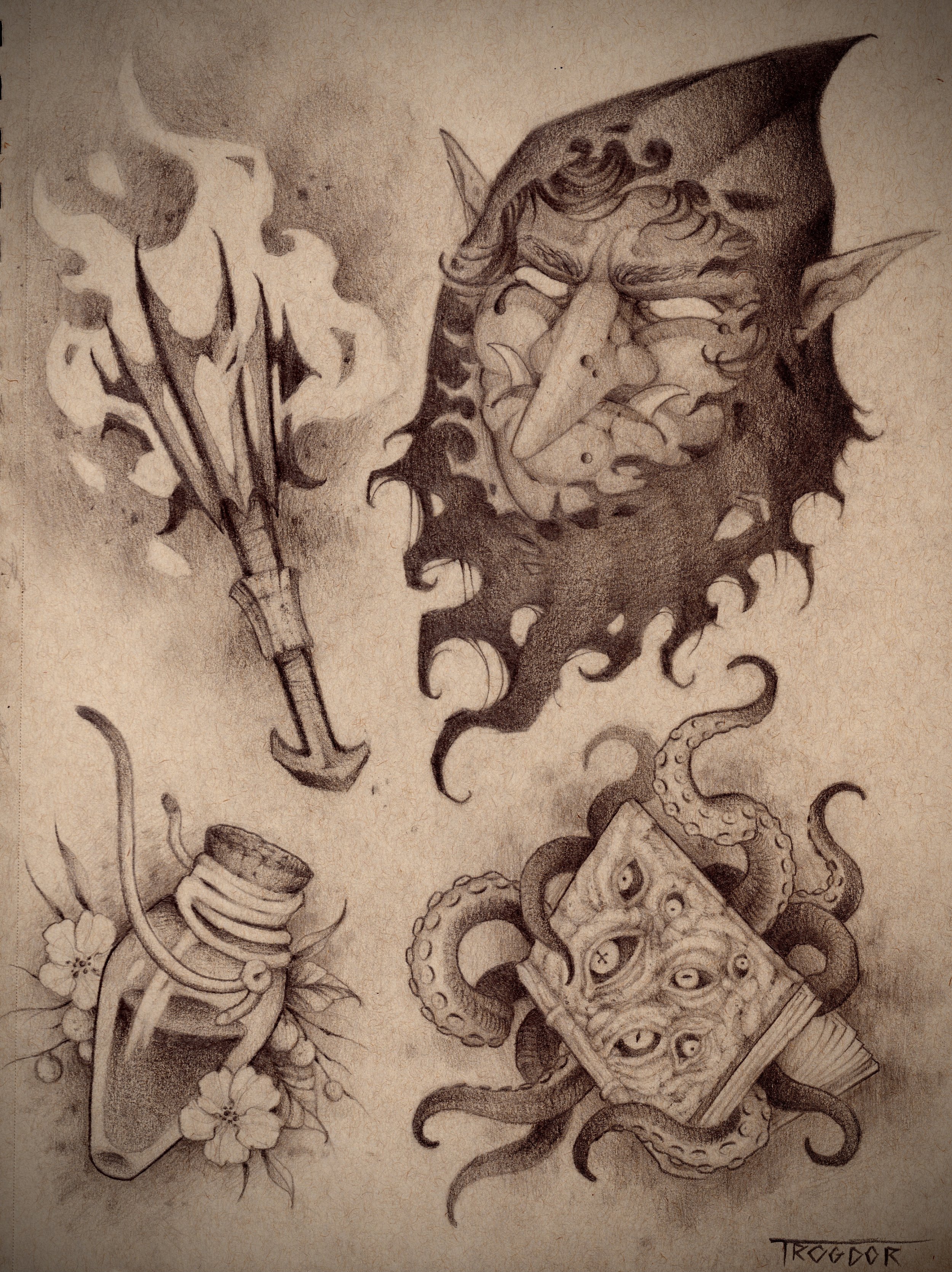 Fantasy Sheet 9"x12.5"