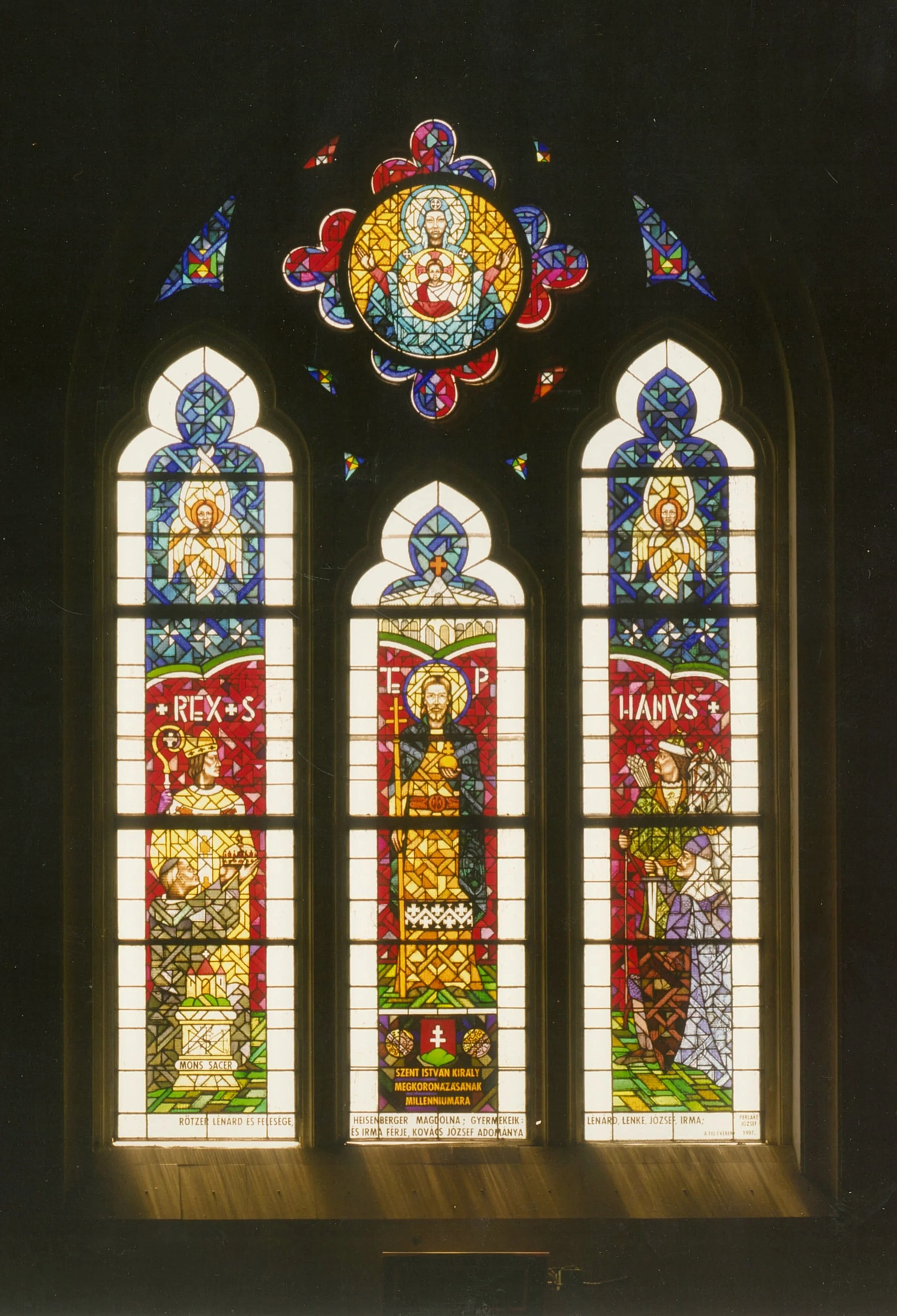 Celebration of a thousand years of the Hungarian nation - Dunaharaszti Roman Catholic Church, Hungary