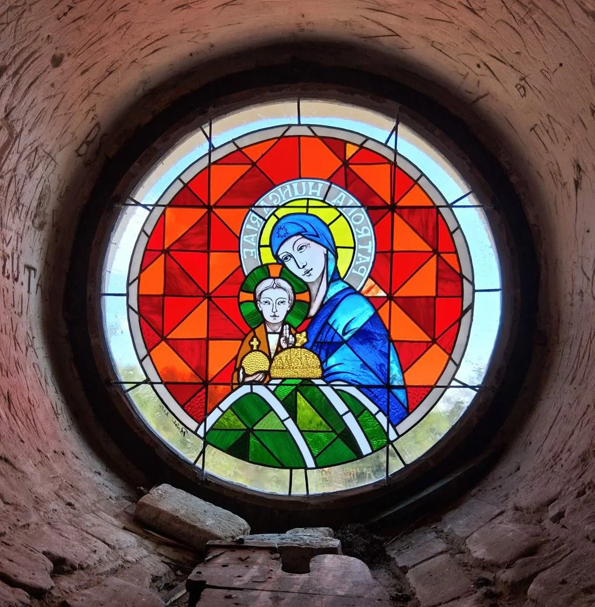Mary and Child - Gadoros Roman Catholic Church, Hungary