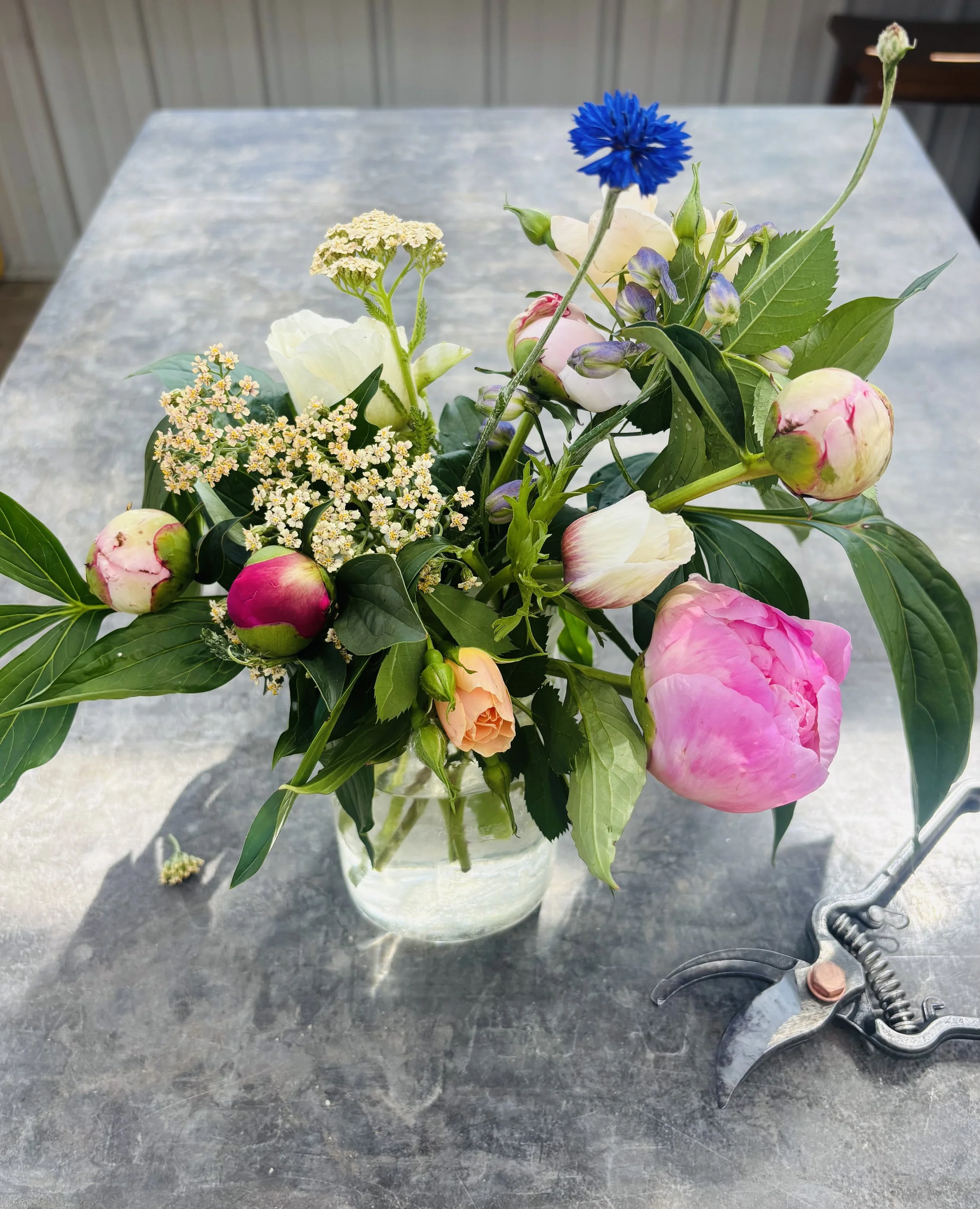 How to create Garden Flower Arrangements with your backyard blooms