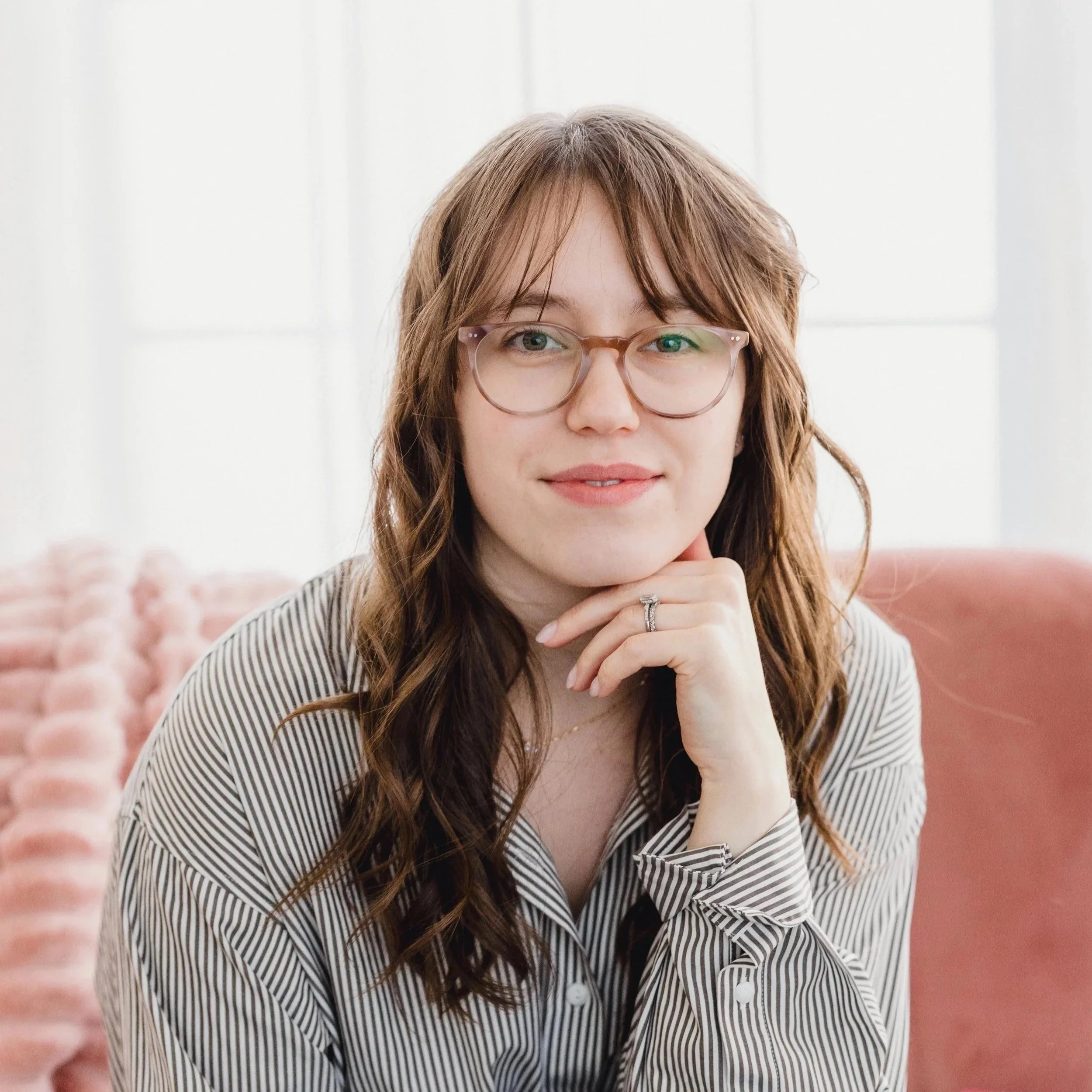 Alexis Culhane, registered dietitian and Certified Body Trust® Provider, working virtually with perinatal nutrition clients