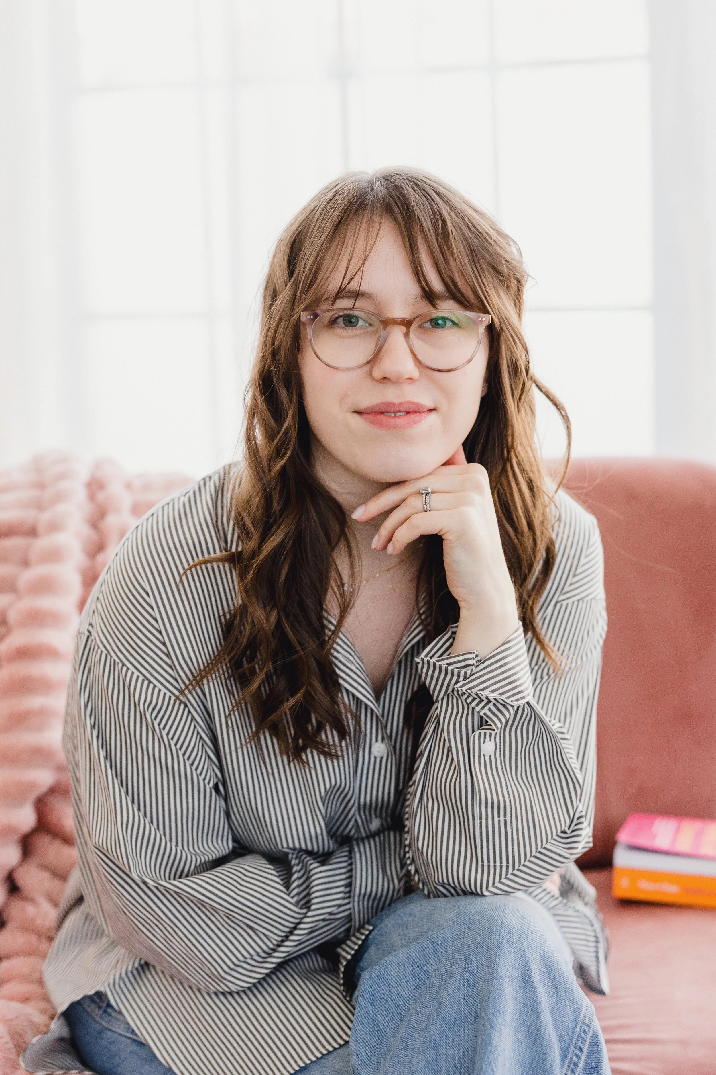 dietitian offering 1:1 virtual nutrition counseling for intuitive eating, body trust, fertility, pregnancy, postpartum, PCOS, PMOS, OCD, celiac, Hashimoto's, autoimmune conditions, chronic health conditions, neurodivergence.