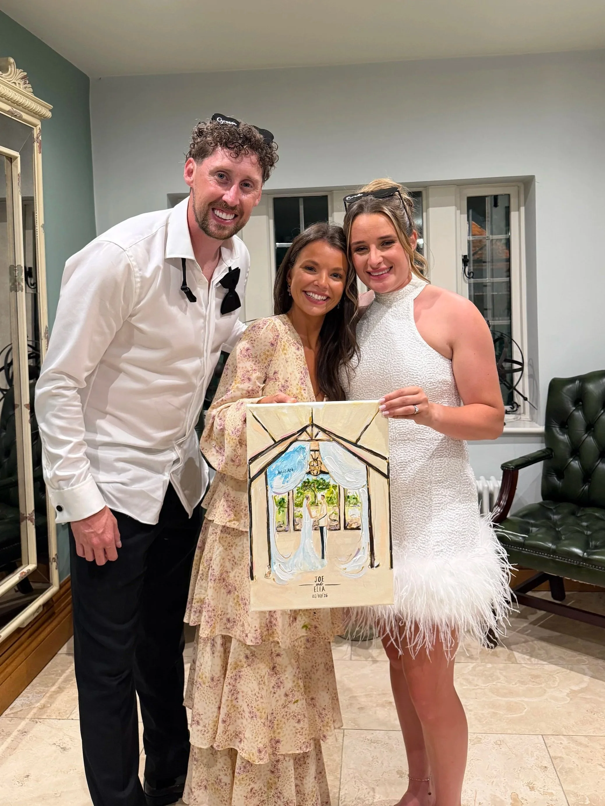 Live Wedding Painting.