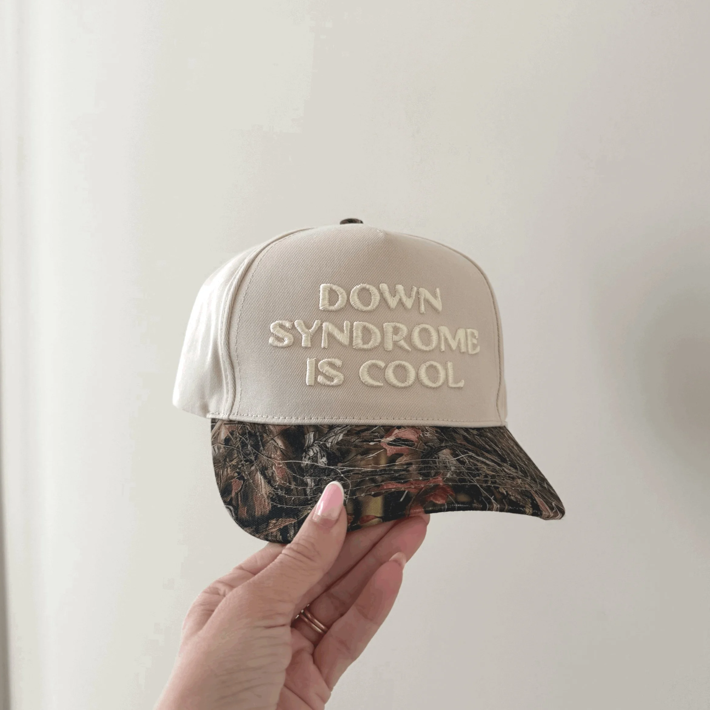 Camo ‘Down Syndrome is Cool’ hat