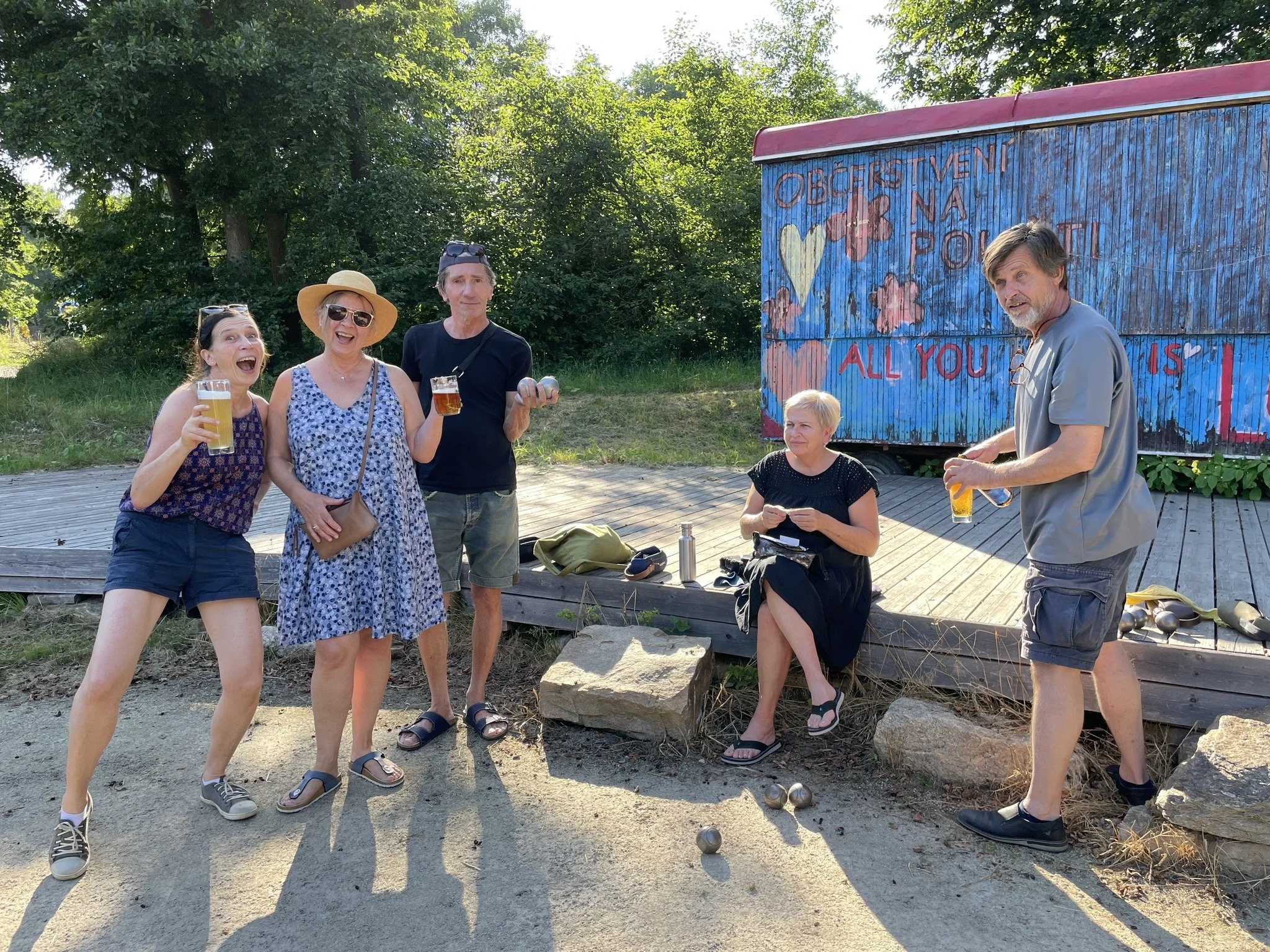 Yes, we even drink at the game