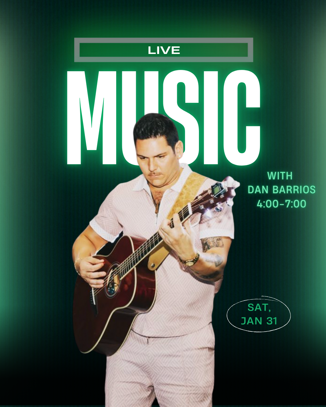 Live Music w/ Dan Barrios