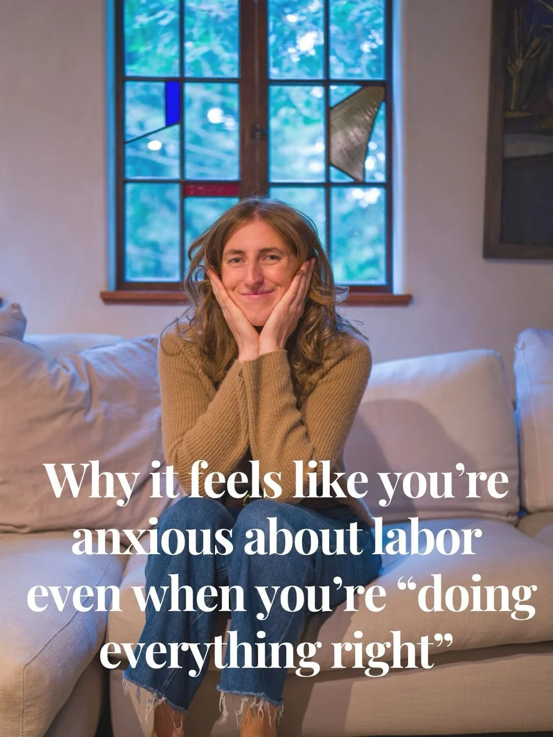 If you&rsquo;ve pregnant &amp; been thinking
&ldquo;I&rsquo;m not spiraling&hellip; but I can&rsquo;t fully relax either&rdquo;
this is for you 🤍

So many people tell me:
&ldquo;I&rsquo;m excited to meet my baby&hellip;
I&rsquo;m just carrying this 