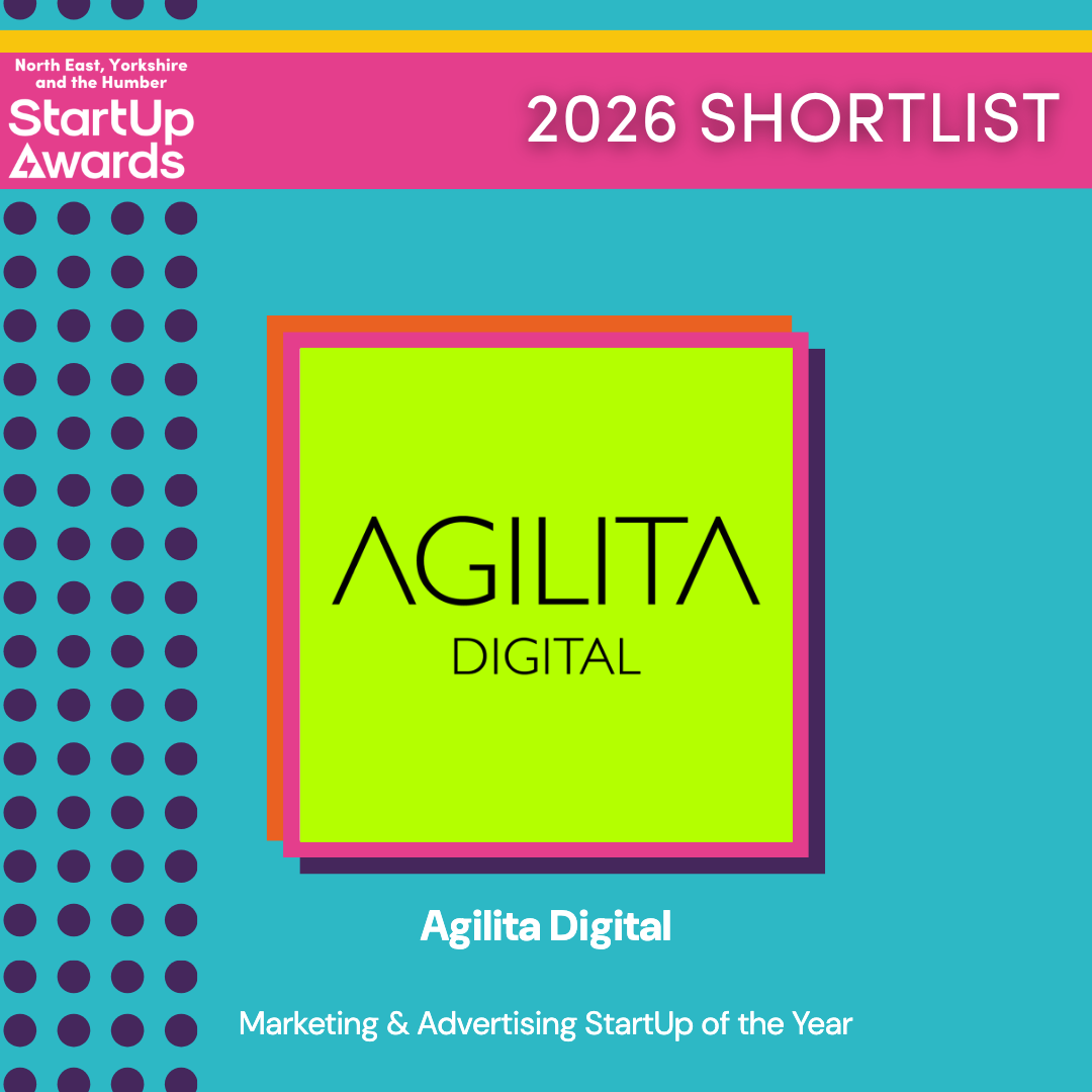 Agilita Digital Shortlisted for Marketing &amp; Advertising StartUp of the Year at UK StartUp Awards