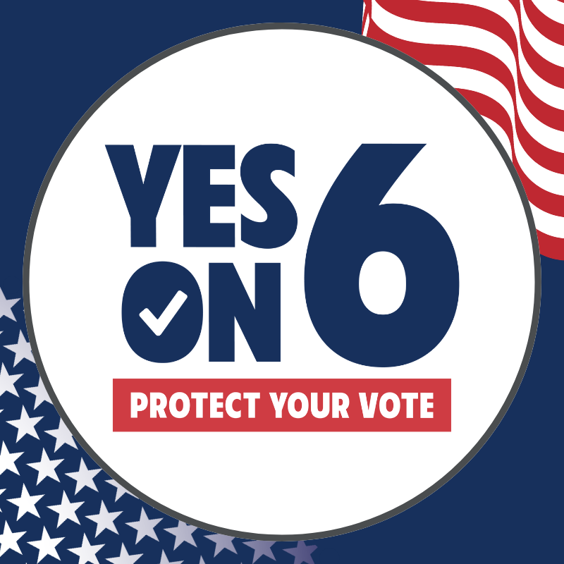 Respect MO Voters. Yes on 6. Vote Nov 3.