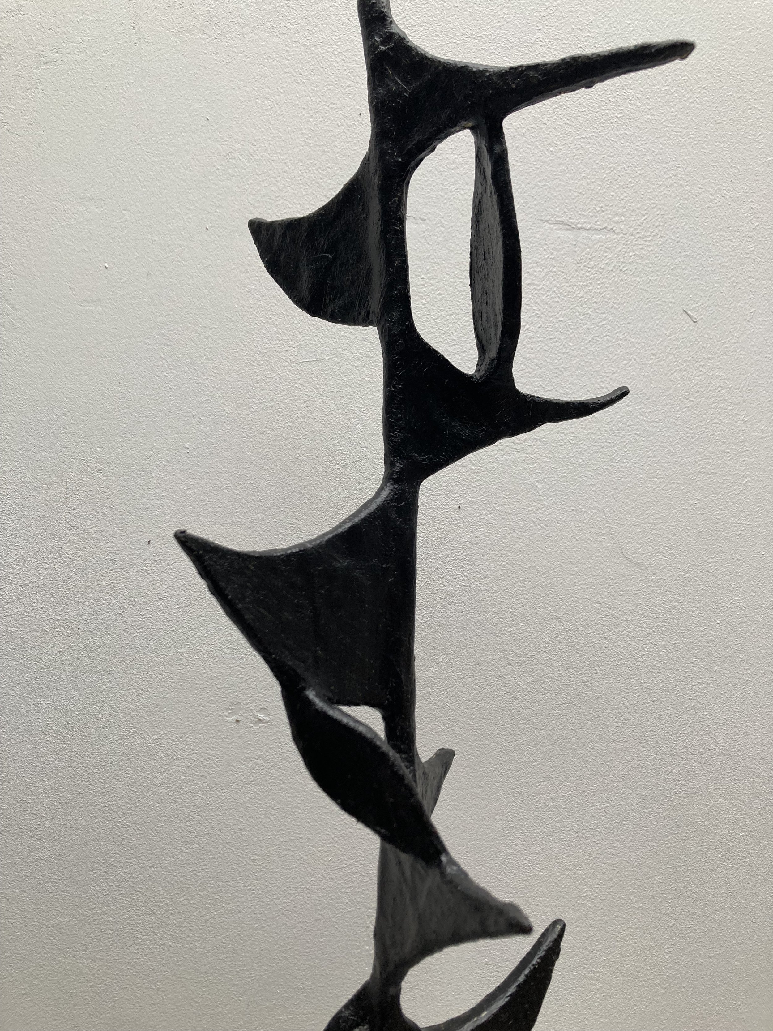 Untitled, 2025. Wood, clay, plaster, paint.