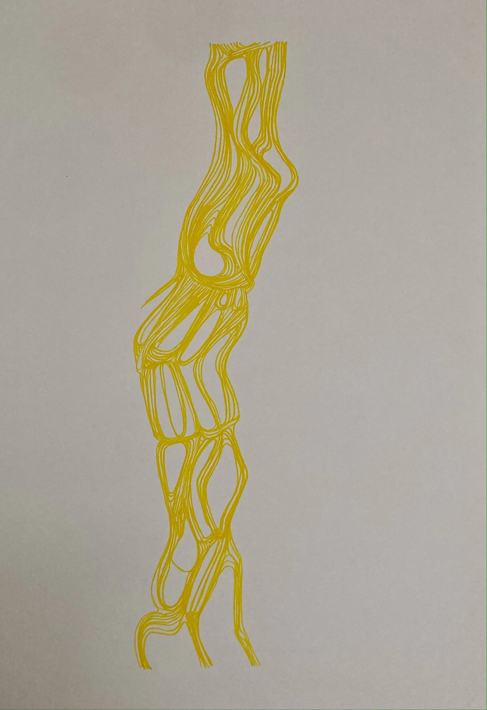 Untitled, 2026. Acrylic on paper.