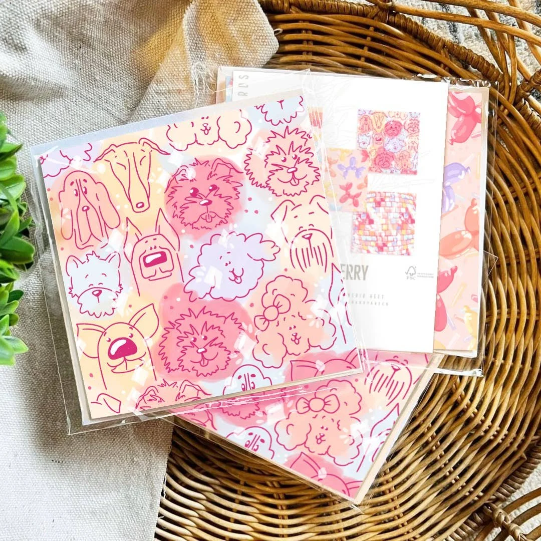 Party Pup! Stationery Set - Everyday Note Cards