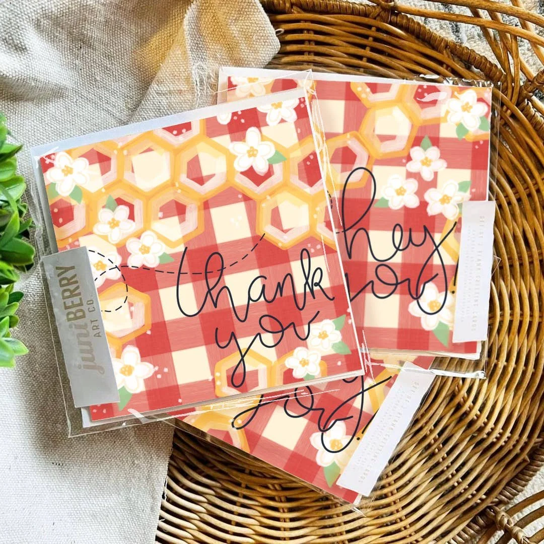 Picnic Stationery Set - Everyday Note Cards-2 pack
