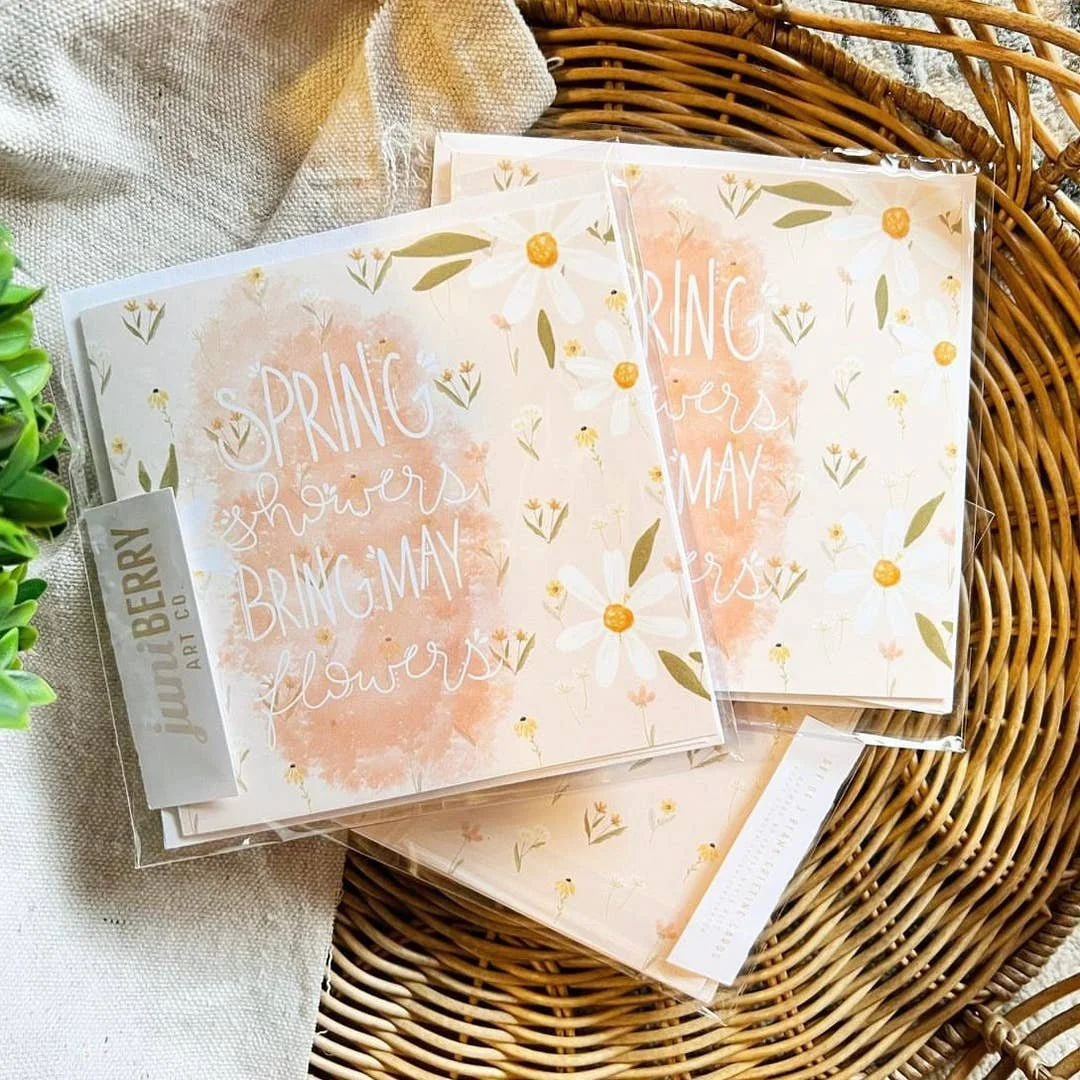 Spring Stationery Set - Everyday Note Cards-2 pack
