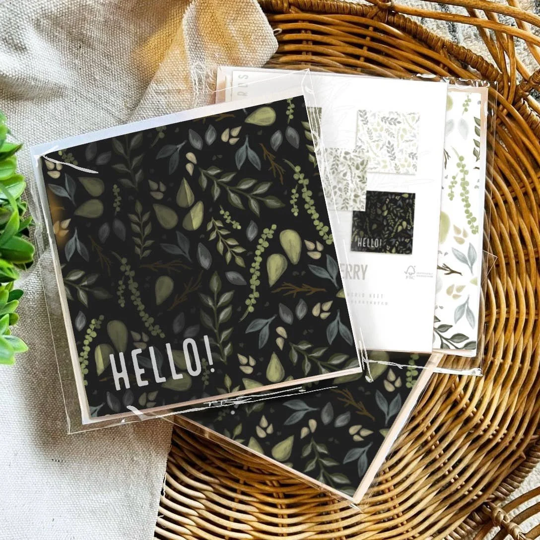 Botanic Stationery Set-Everyday Note Cards-5 pack