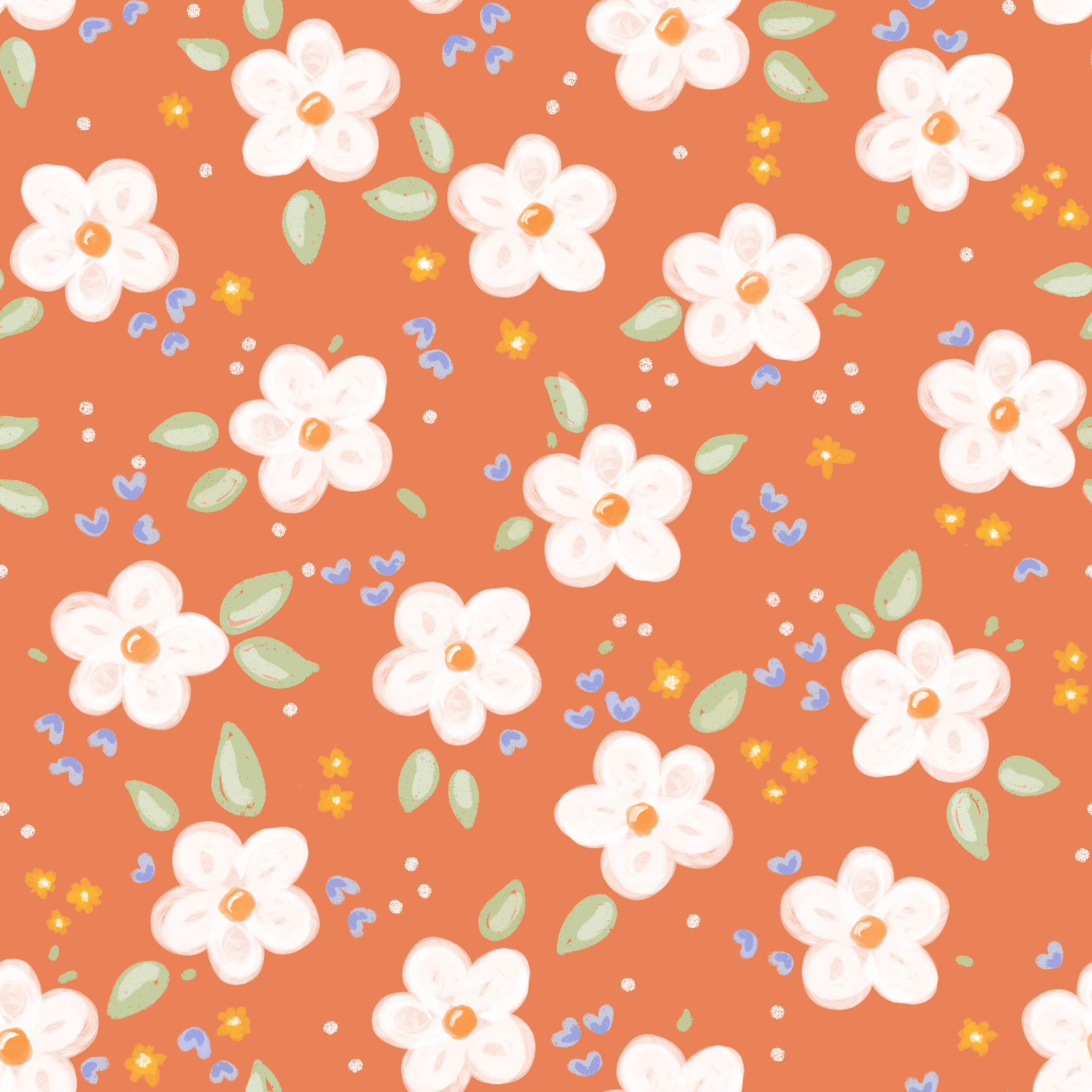 Scarlet Doo Doo a Daisy Pattern