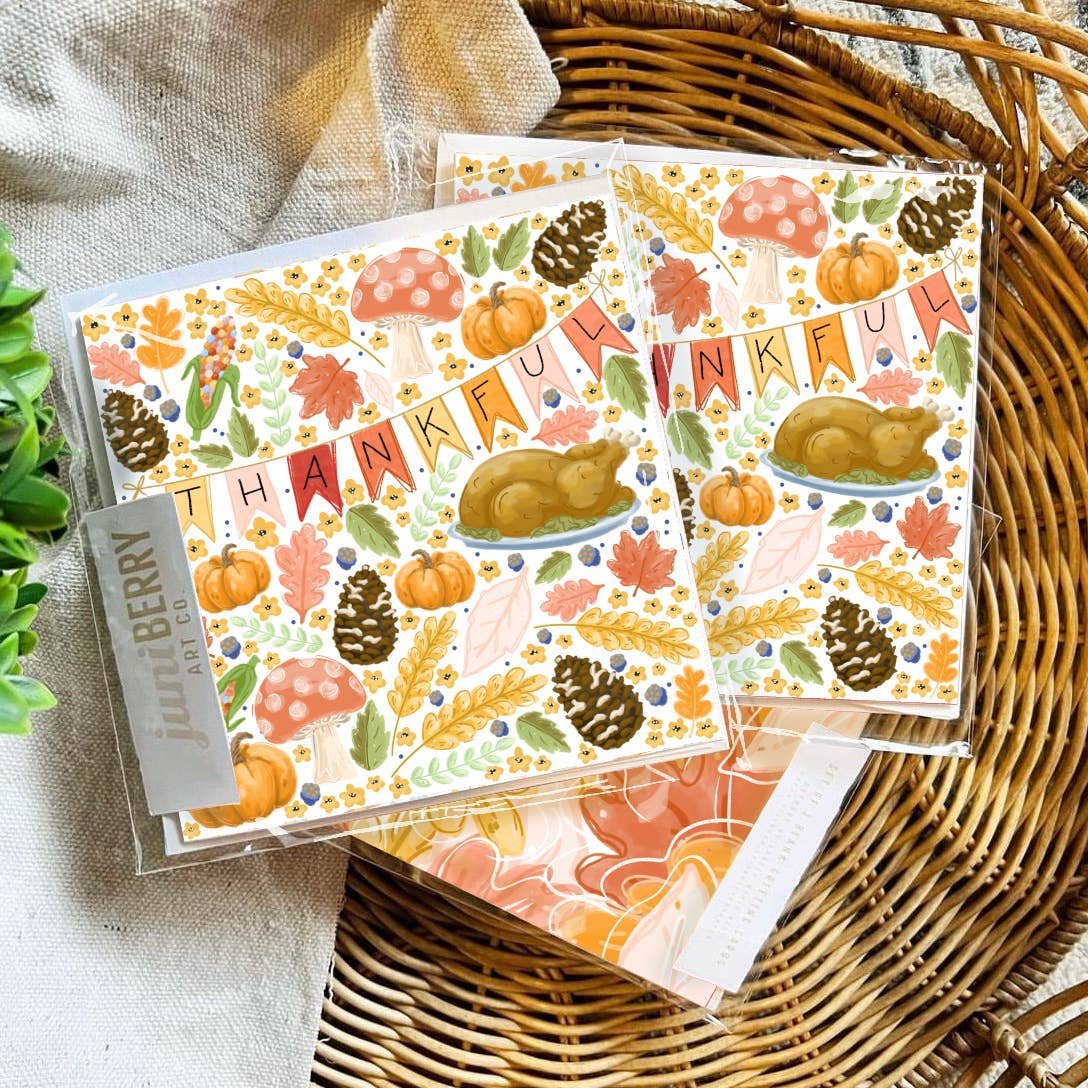 Light Fall Stationery Set-Everyday Note Cards-5 pack