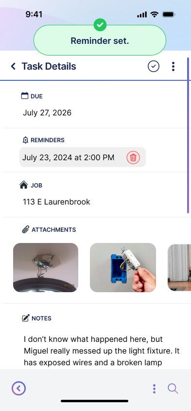 3. Task Details - Reminders - Success.png