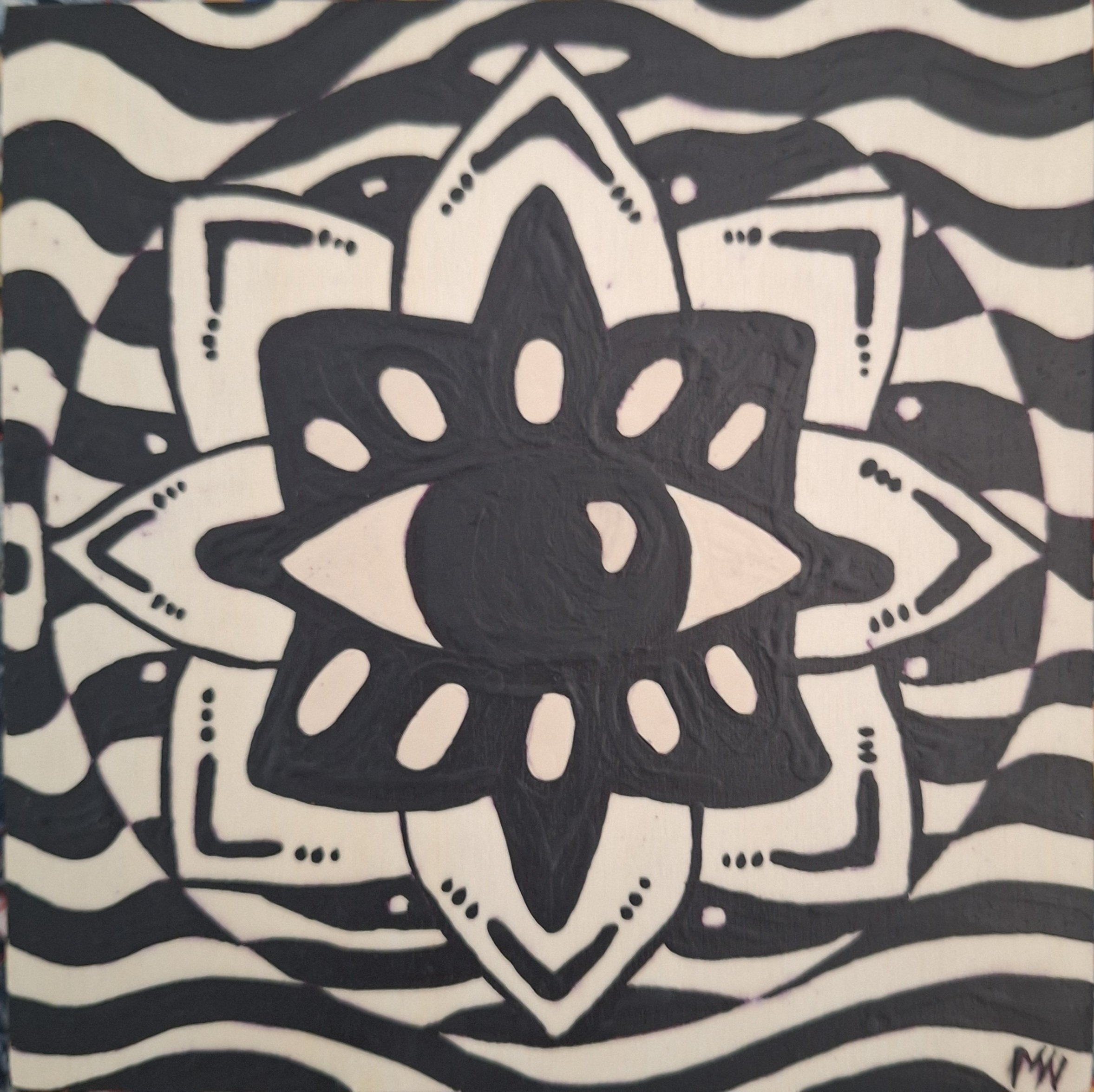 The Watcher III, 6" x 6" (SOLD)