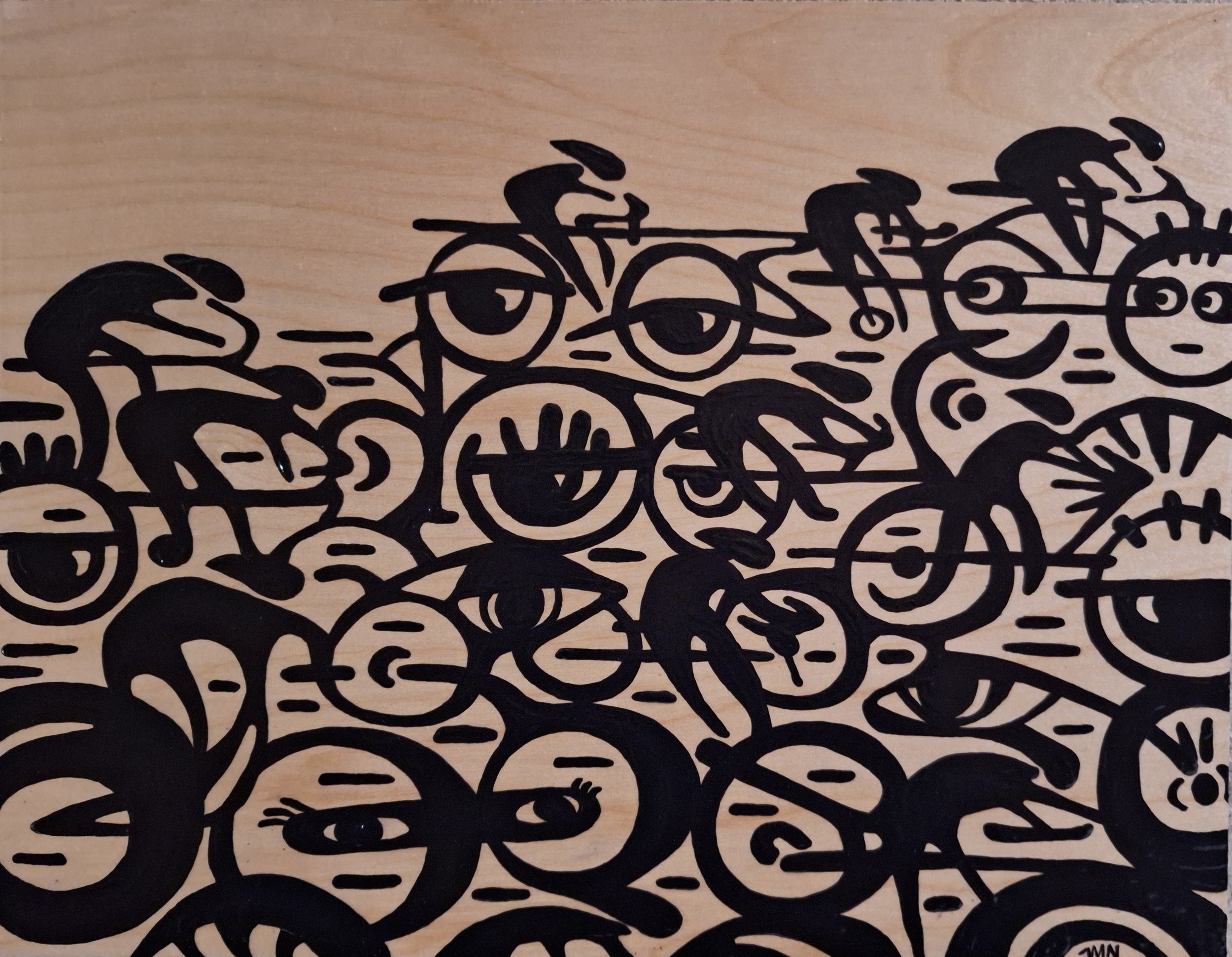 The Algorithm, 18" x 14" (SOLD)
