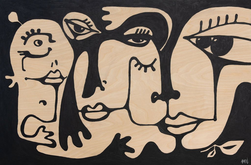 All Eyes On You, 36" x 24" SOLD